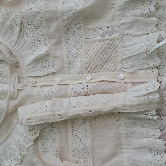 Loveshackfancy Tiana ruffle angel top blouse XS - Picture 16 of 16